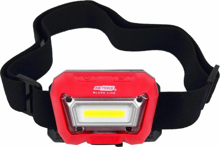 Immagine prodotto Awtools Black Line Latarka Czołowa Fronte Cob LED Z Czujnikiem Ruchu (300 lm)