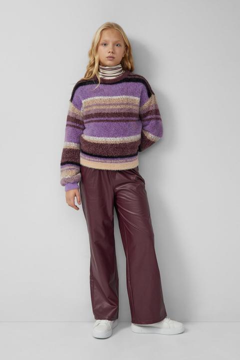 Produktbild s.Oliver Strickpullover Flauschiger Strick-Pullover im Loose Fit (134, 140)