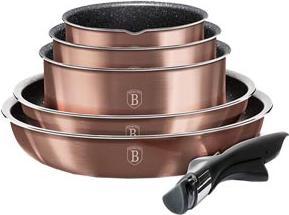 Actual product image BerlingerHaus BH1591 12 pcs cookware set Metallic Line Rose Gold Edition rose g (Pan set + pot set, Aluminium)
