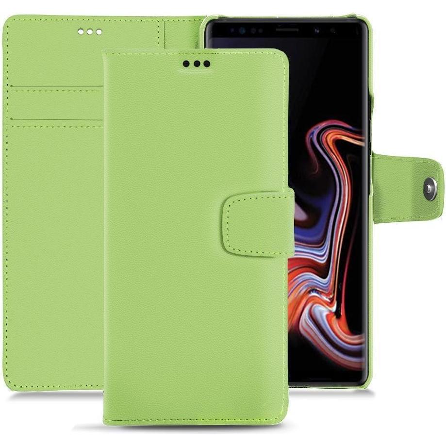 Thumbnail - Noreve Lederschutzhülle Wallet (Samsung Galaxy Note 9), Smartphone Hülle, Grün