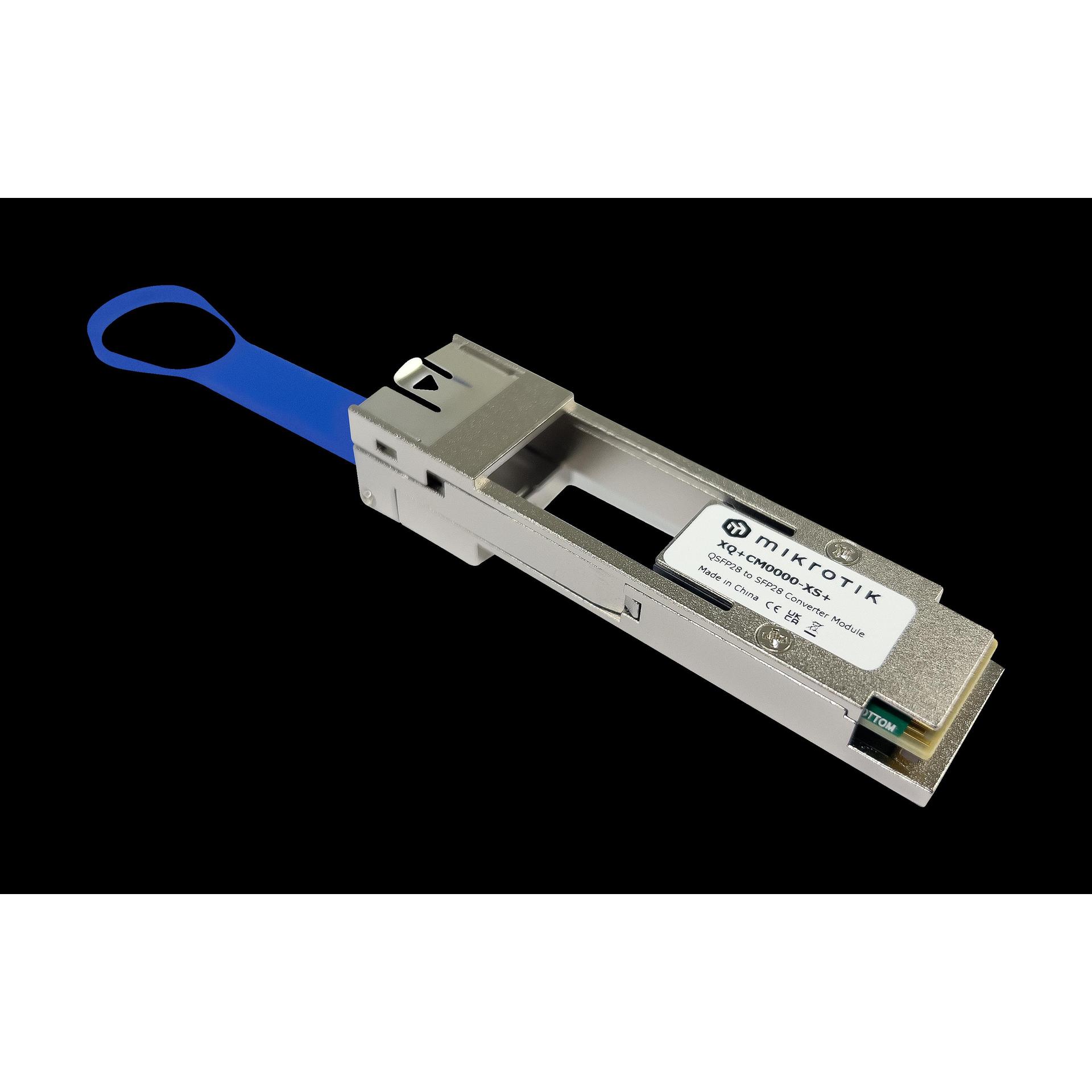 Thumbnail - MikroTik 100G QSFP28 to 25G SFP28 adapter XQ+CM0000-XS+, Transceiver, Silber