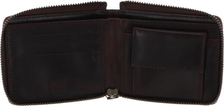 Actual product image Buckle & Seam Leather Wallet Grind