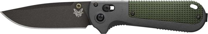 Benchmade Redoubt Gray & Green Plain (9 cm)
