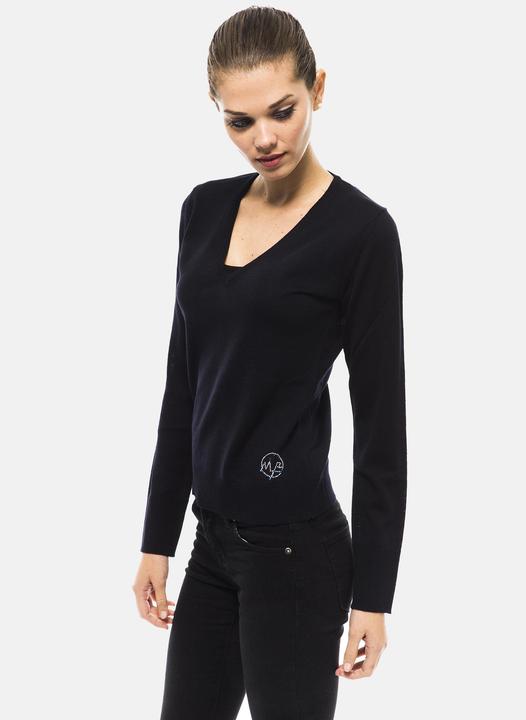 Produktbild Montana Frauen Leder Pullover - Valora Lux Modell - Made In Italy (42)