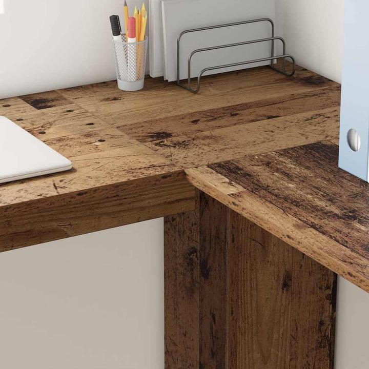 Image du produit vidaXL Bureau d'angle marron (113.50 x 113.50 x 75 cm)