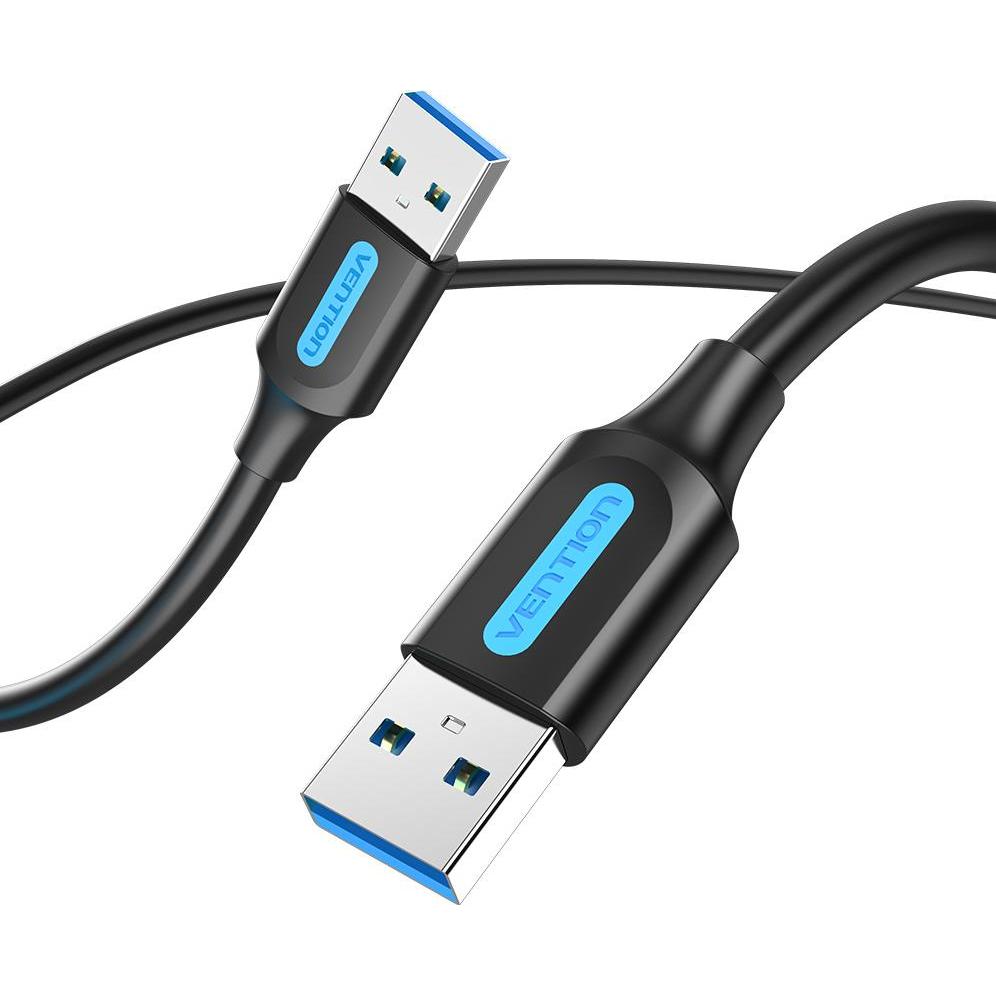 Thumbnail - Vention USB 3.0 cable CONBG 1.5m Black PVC (1.50 m, USB 3.2 Gen 1), USB Kabel