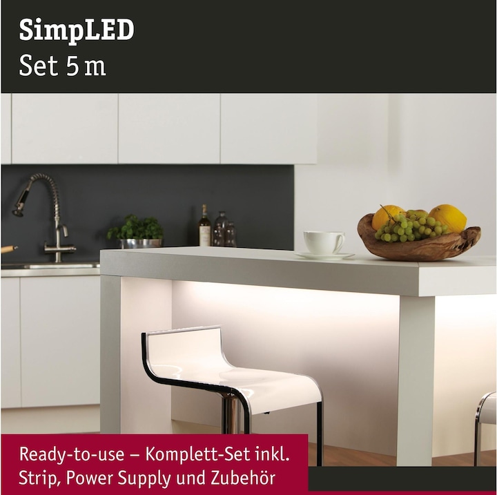 Produktbild Paulmann SimpLED Stripe Set (Warmweiss, 500 cm, Indoor)