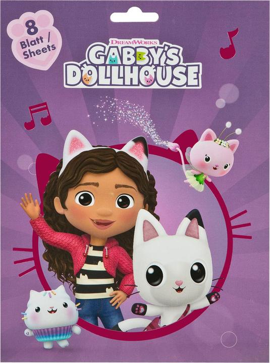 Actual product image Undercover Gabby's Dollhouse sticker book (340 Sticker)