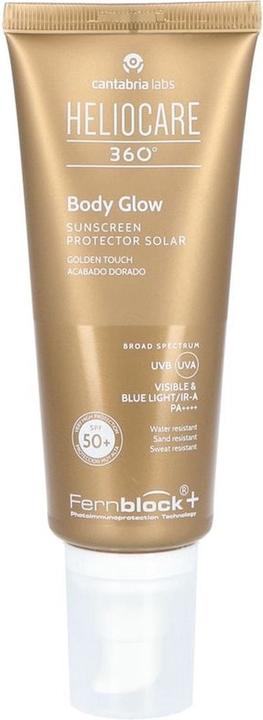 Heliocare 360 Body Glow SPF50 100ml (Sonnencreme Gesicht, SPF 50, 100 ml)