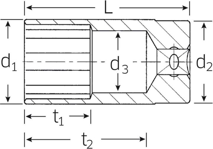 Actual product image Stahlwille Socket (24 mm)