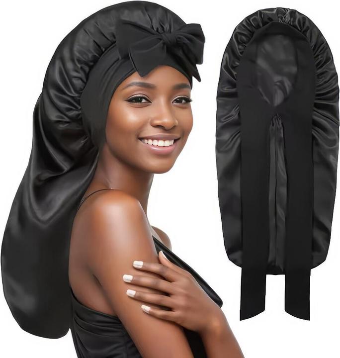 Immagine prodotto Silana Beauty Satin Haarschlafhaube XL Bonnet zum Binden