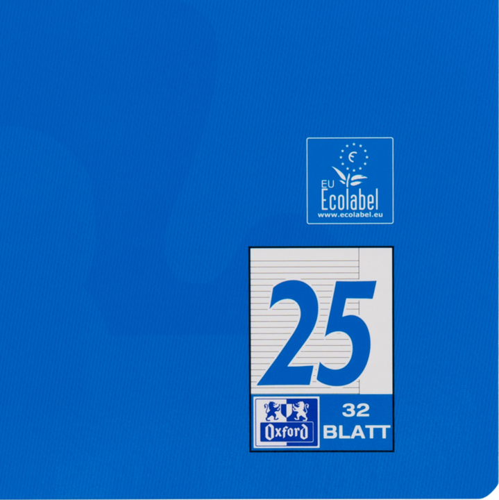 Actual product image Oxford Exercise book, A4, ruling 25 (A4, Lined, Hardcover)