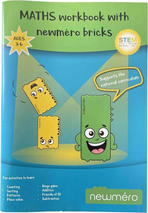 Image du produit Newmero Workbook for children 3 - 6 years old (Anglais)