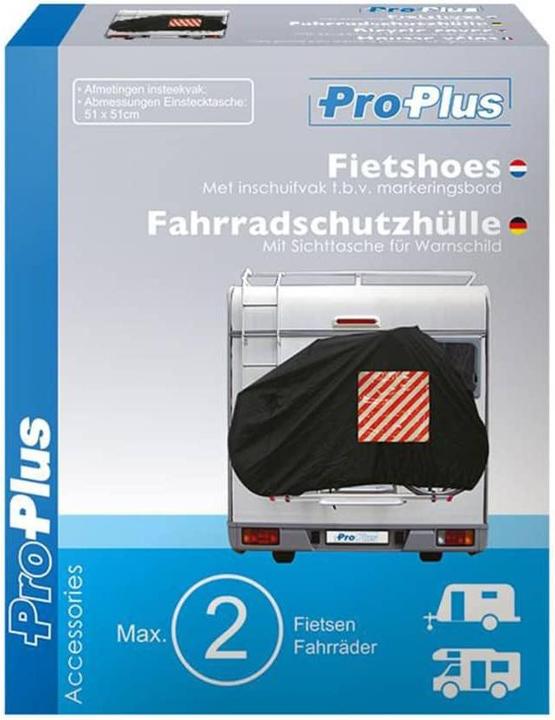 Produktbild ProPlus Fahrradschutzhülle für 2 Fahrräder für die Heckmontage