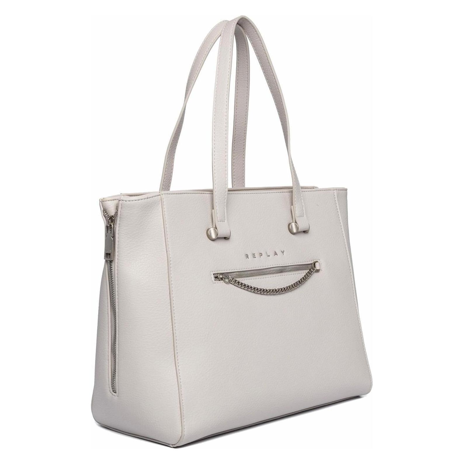 Replay, Damen, Tasche, Shopper, Grau