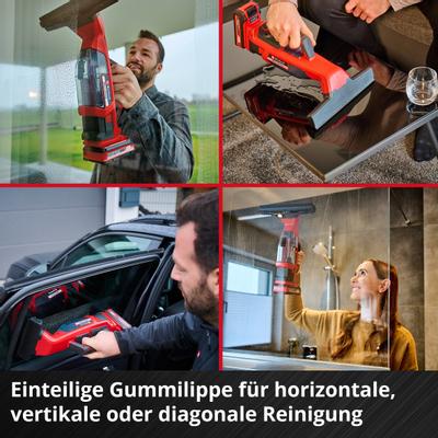 Productafbeelding Einhell Accu raamstofzuiger " BRILLIANTO " 18V Power X-Change solo unit
