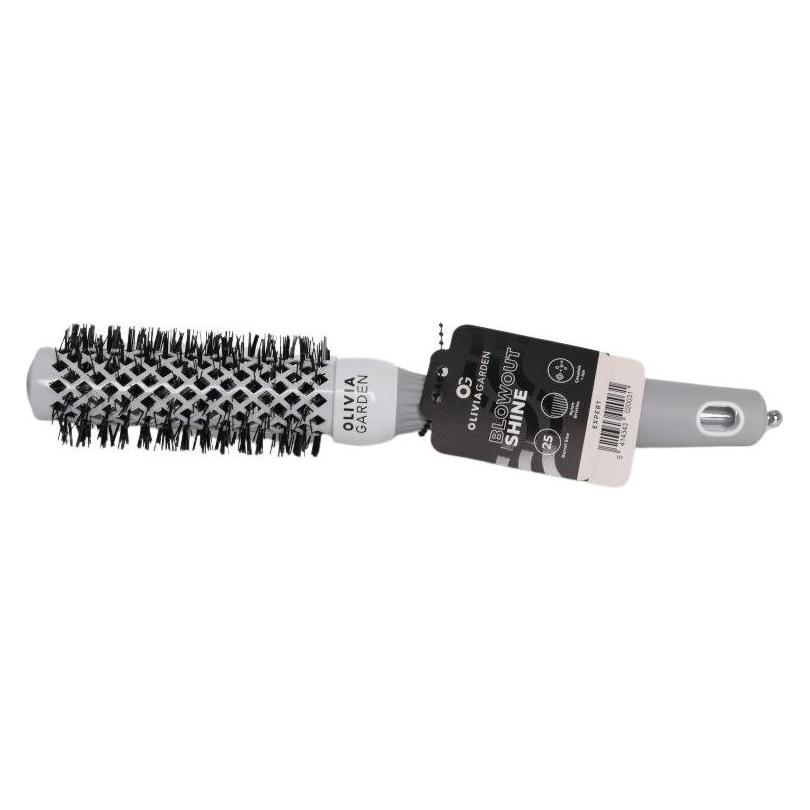 Olivia Garden, Haarborstels, Expert Blowout Glans Wit&Grijs 25 Mm