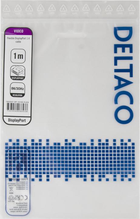 Image du produit Deltaco DP-1010D-FLEX (1 m)