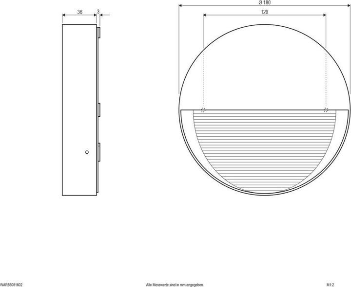 Actual product image EVN-Lichttechnik LED wall light (3000 lm, E27)