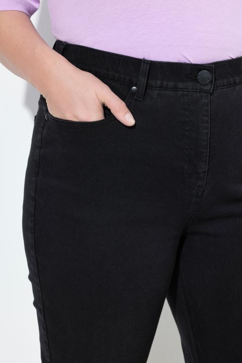 Immagine prodotto Ulla Popken Mom jeans in comodo tessuto elasticizzato con taglio a cinque tasche e cintura comoda (54)