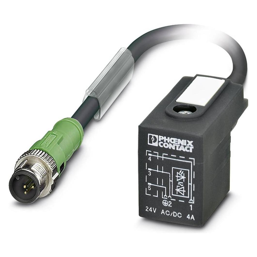 Phoenix Contact Sac-3p-M12ms/0,3-Pur/Bi-1l-Z I, Kabels + Stekkers