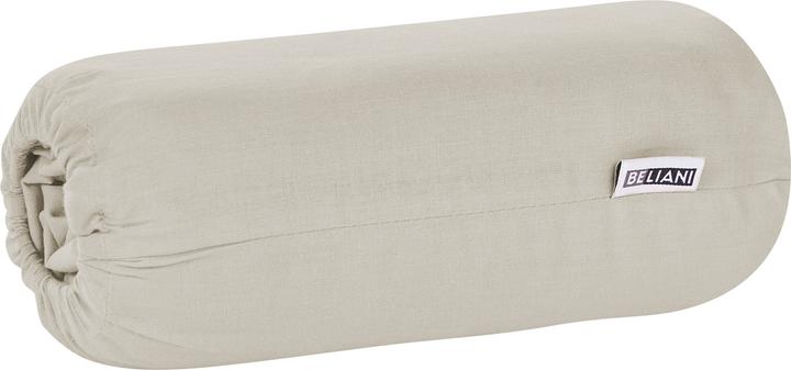 Produktbild Beliani Spannbettlaken Baumwolle taupe 160 x 200 cm JANBU (160 x 200 cm)