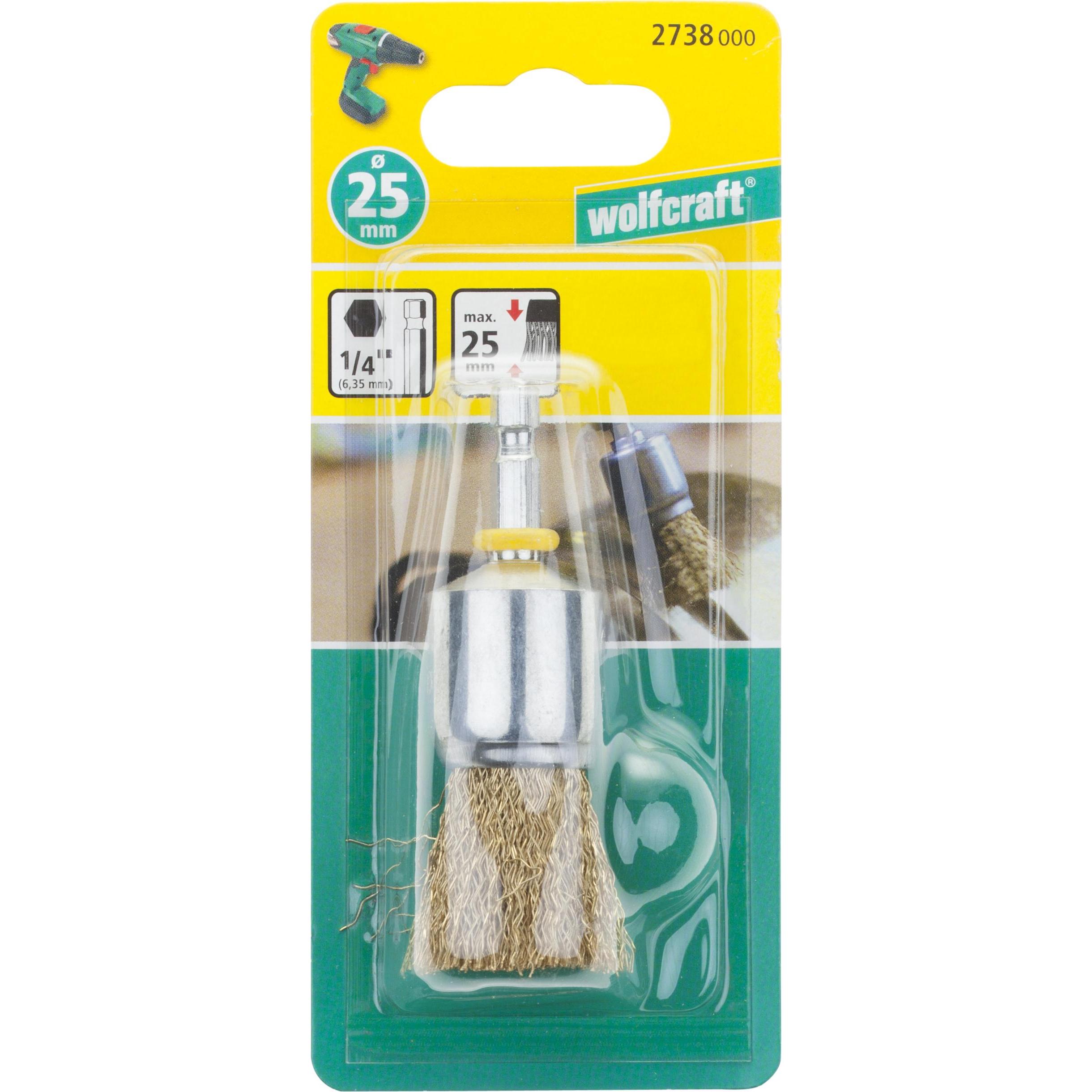 Thumbnail - wolfcraft, Schleifmittel, 2738000 Messingdraht-Pinselbürste I 2738000 I