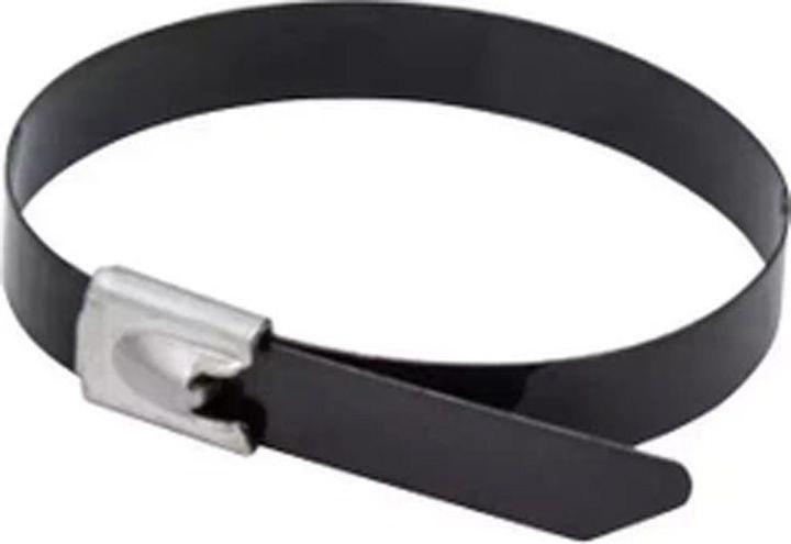 Produktbild Dedra Edelstahlbefestigungen, Gr.304, mit Polyesterharz überzogen, Grösse 4,6 *290, 20 Stück (Metallkabelbinder, 290 mm, 20 Stk.)