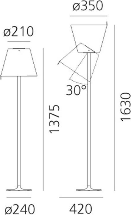 Produktbild Artemide Melampo Terra (2279 lm, E27)