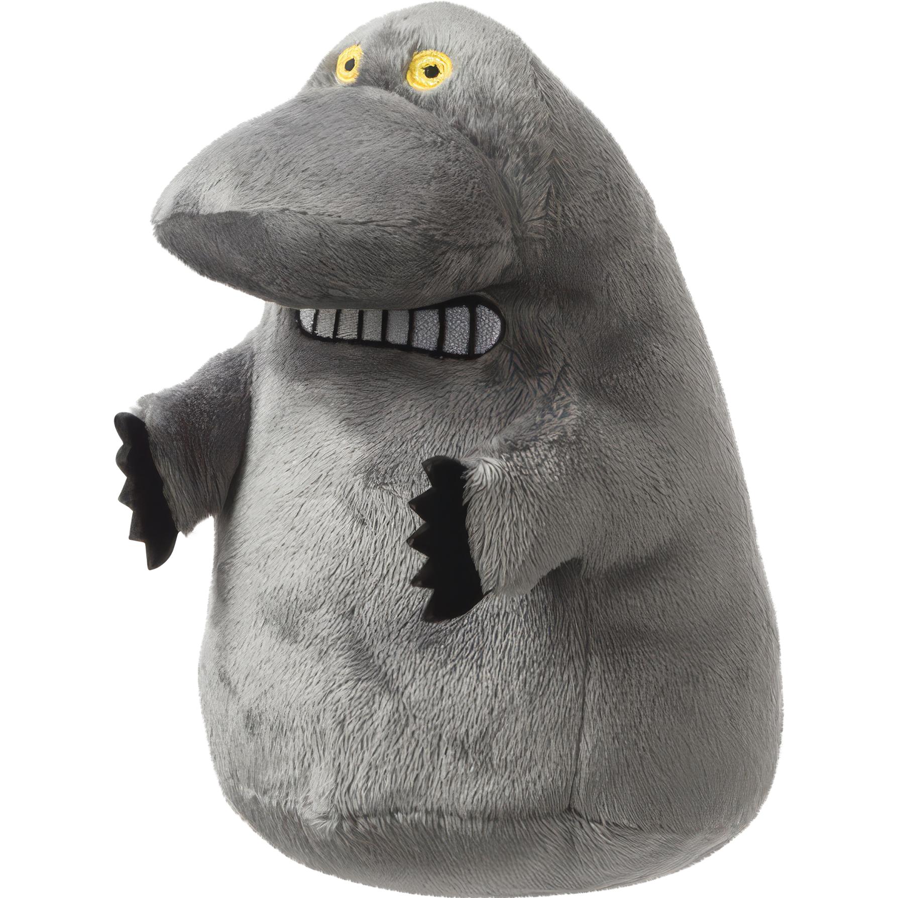 Aurora , 60993, Moomin Official Merchandise, Groke, 6.5In, Peluche, Grigio