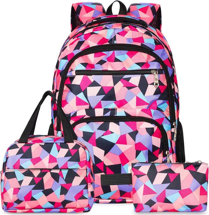 Produktbild Yarmiene 3-teiliges Schulrucksack-Set mit Lunchtasche und Bleistiftbeutel