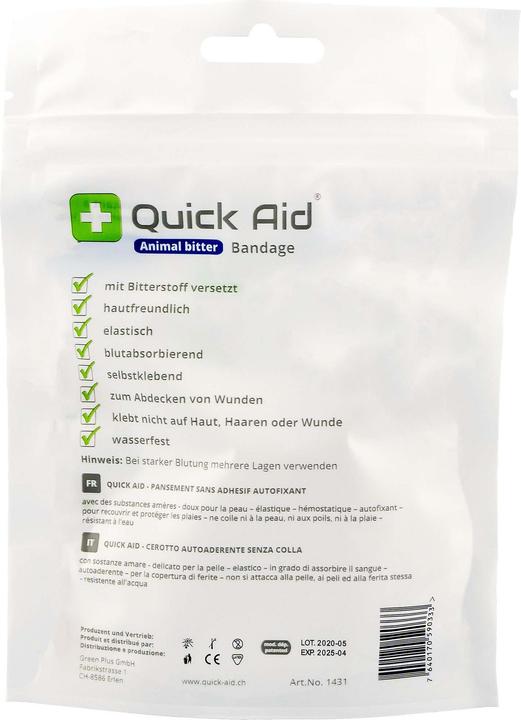 Immagine prodotto Quick Aid Bendaggio animale amaro