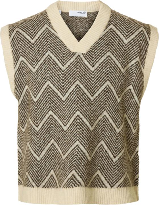 Actual product image Selected Relaxed Fit Strickweste (M)