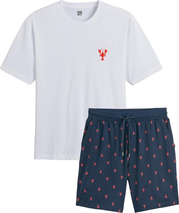 Produktbild La Redoute Collections Kurzpyjama aus 100% Baumwolle (L)