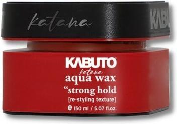 Kabuto Katana Aqua Wax Red Strong Hold Wax Hair Pomad 150Ml (Pommade capillaire, 150 ml)