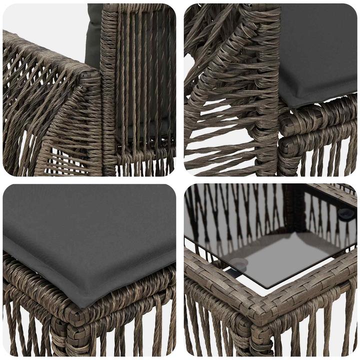 Actual product image vidaXL Gartensofa-set