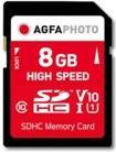 Actual product image AGFAPHOTO SDHC card 8GB High Speed Class 10 UHS I U1 V10 (8 GB, SDHC, U1, UHS-I)