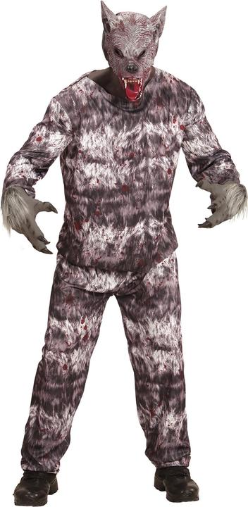 Immagine prodotto Widmann Costume da lupo mannaro con giacca, pantaloni e maschera (L)
