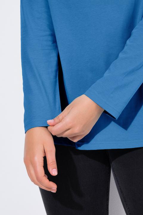 Produktbild Ulla Popken Shirt, Slim, V-Ausschnitt, Langarm (60)