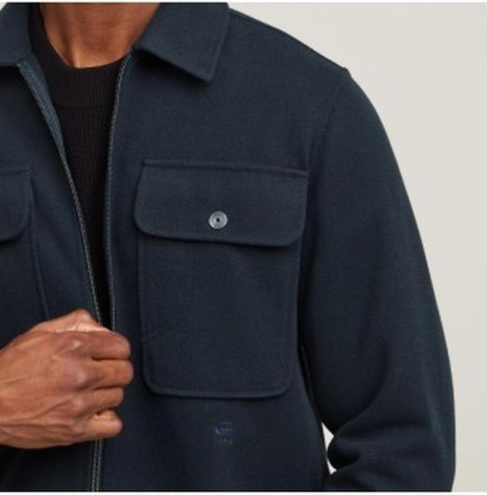 Immagine prodotto G-Star Maglietta con Zip Legion Blue (M)