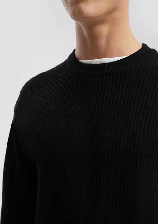 Produktbild s.Oliver Strickpullover Strickpullover mit Layering (L)