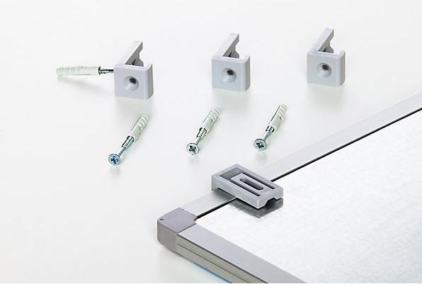 Actual product image smiT Attendance board with whiteboard, magnetic foils, marker, wiper, 769x854x15mm