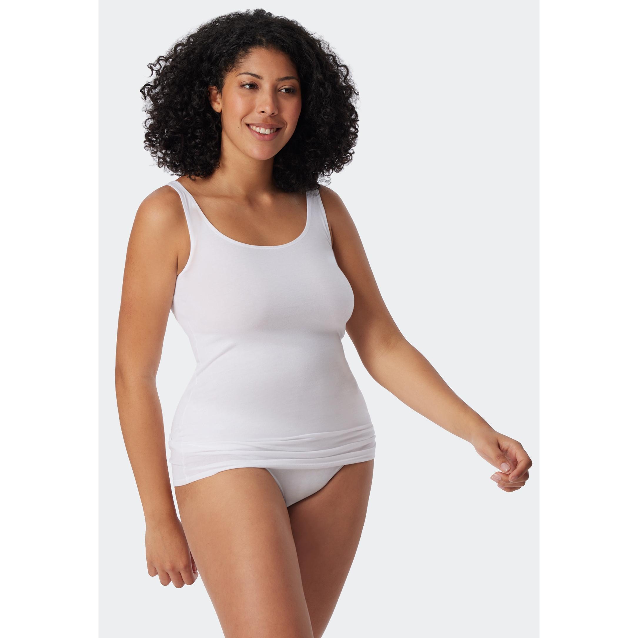 Thumbnail - Schiesser, Damen, Shirt, Tops, Weiss, (46)
