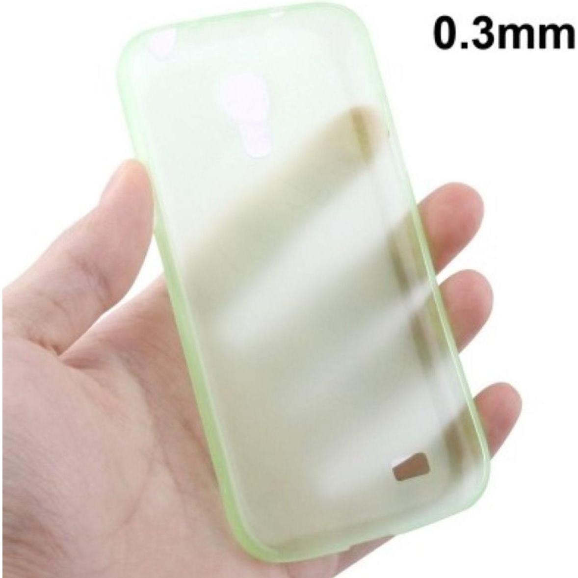 Thumbnail - König Design Schutzhülle Case Ultra Dünn 0,3mm für Handy Samsung Galaxy S4 mini i9190 Grün Transparent (Samsung Galaxy S...