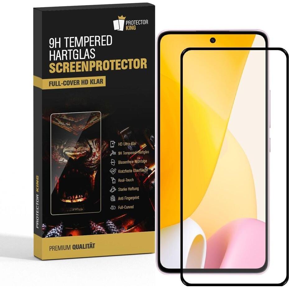 Thumbnail - Protectorking 2x echtes Tempered 9H Panzerhartglas 3D KLAR (2 Stück, Xiaomi 12 Lite), Smartphone Schutzfolie
