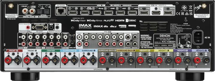 Image du produit Denon AVC-X3800H (Stéréo, 9.4 Canal, AM, FM)