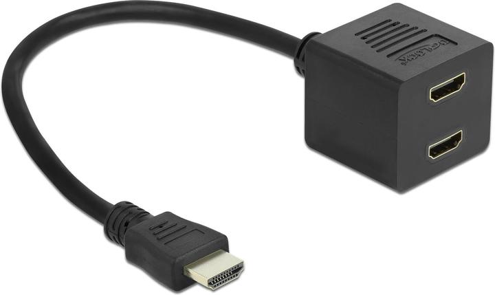 Actual product image Delock Monitor splitter HDMI to 2x HDMI (HDMI, 30.50 cm)