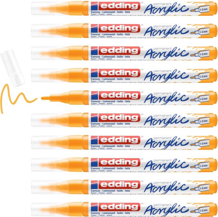 Immagine prodotto Edding Marcatore acrilico 5300 Fine (Giallo sole, 2 mm, 1 x)