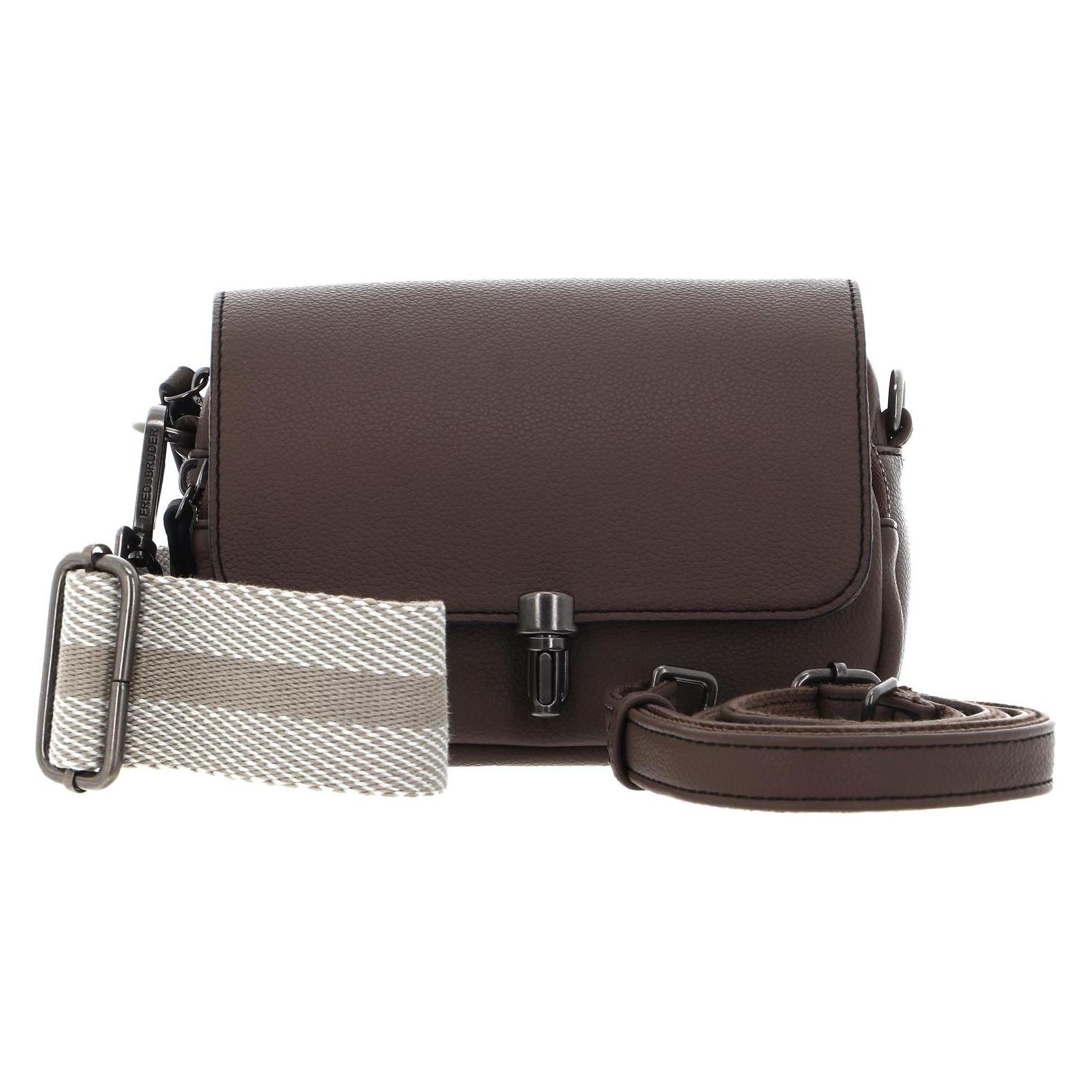 FredsBruder, Damen, Handtasche, Umhängetasche Bestie 227-3379c, Grün, Braun