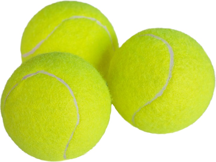 Productafbeelding Idena 3 tennisballen geel/groen